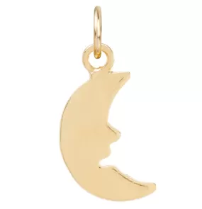 Flat Moon Charm