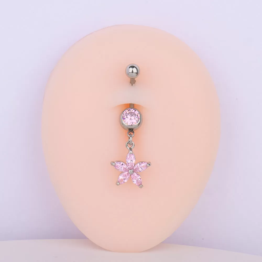 Flower Belly Ring