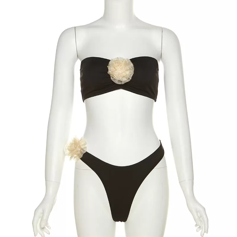 Flower Bloom Elegance Bikini-Set