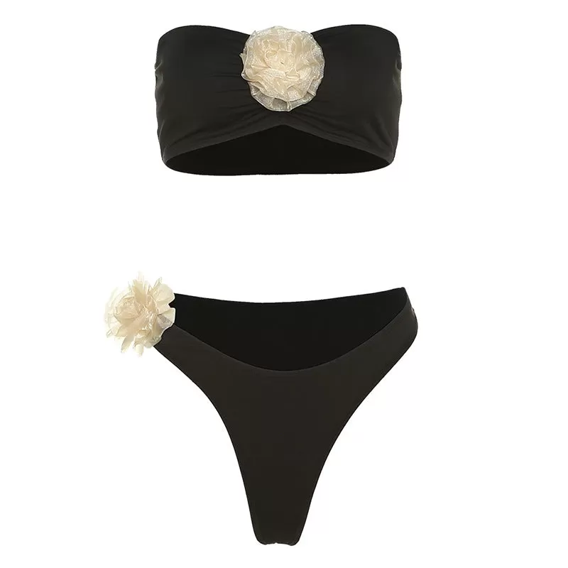 Flower Bloom Elegance Bikini-Set