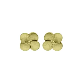 Flower Studs in 18K Gold Plated