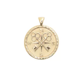 FOREVER JW Original Pendant Coin in Solid Gold