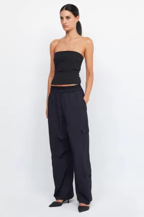 GAB DRAWCORD PANT-BLACK