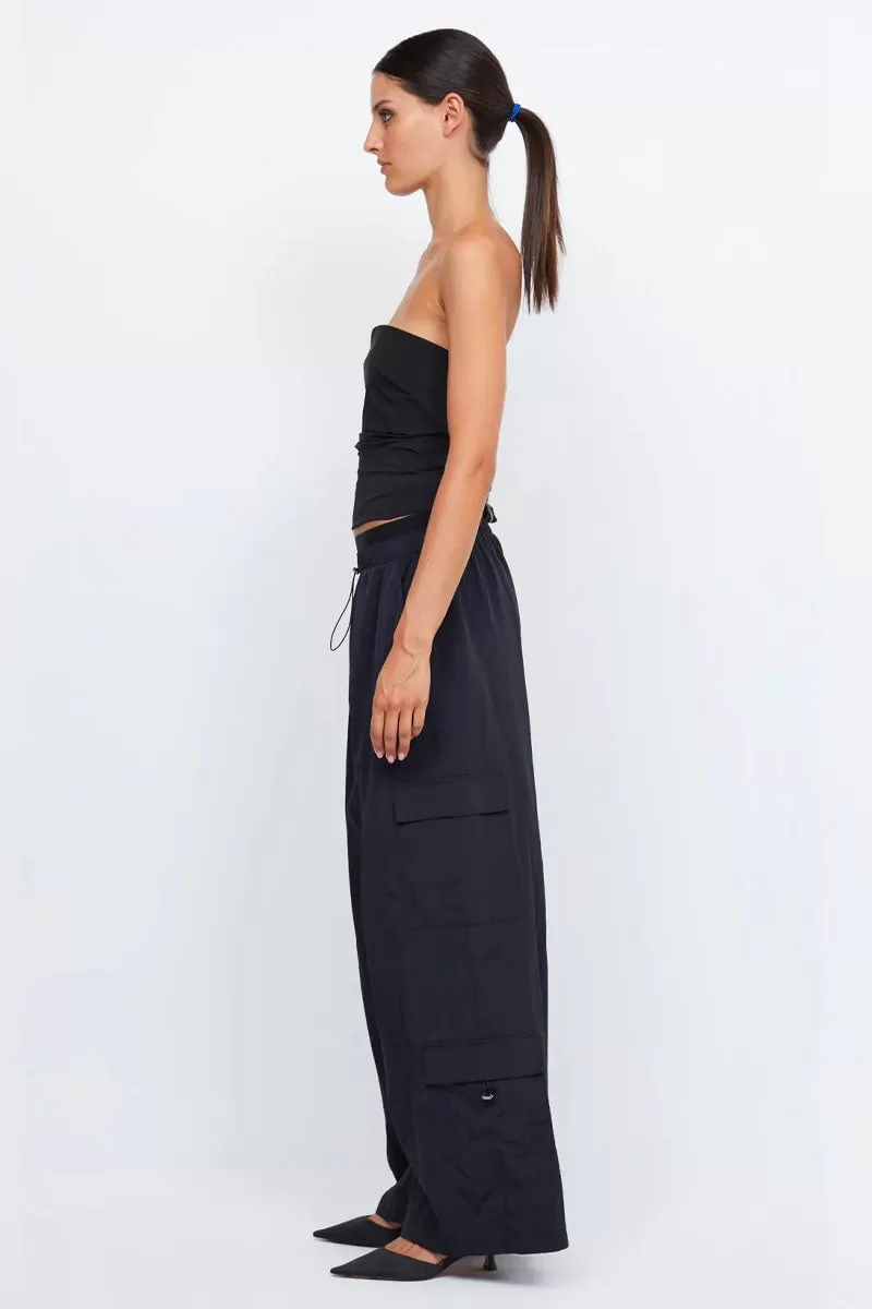 GAB DRAWCORD PANT-BLACK