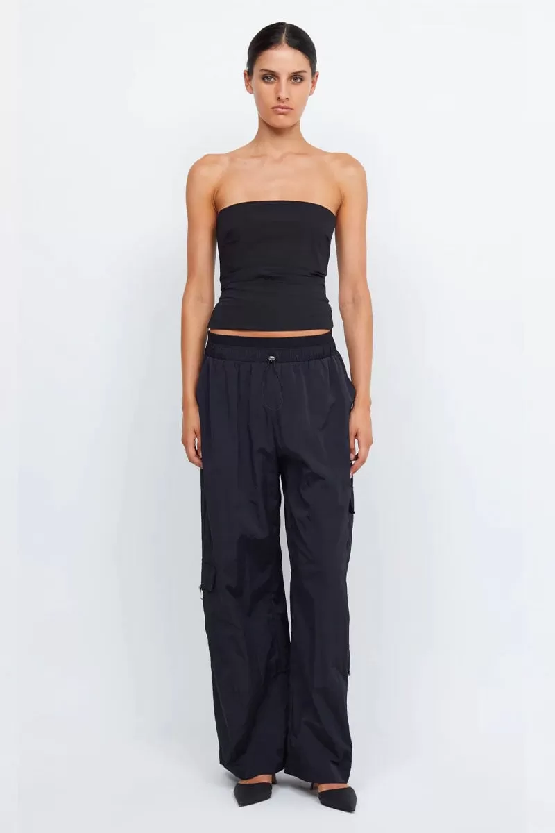 GAB DRAWCORD PANT-BLACK