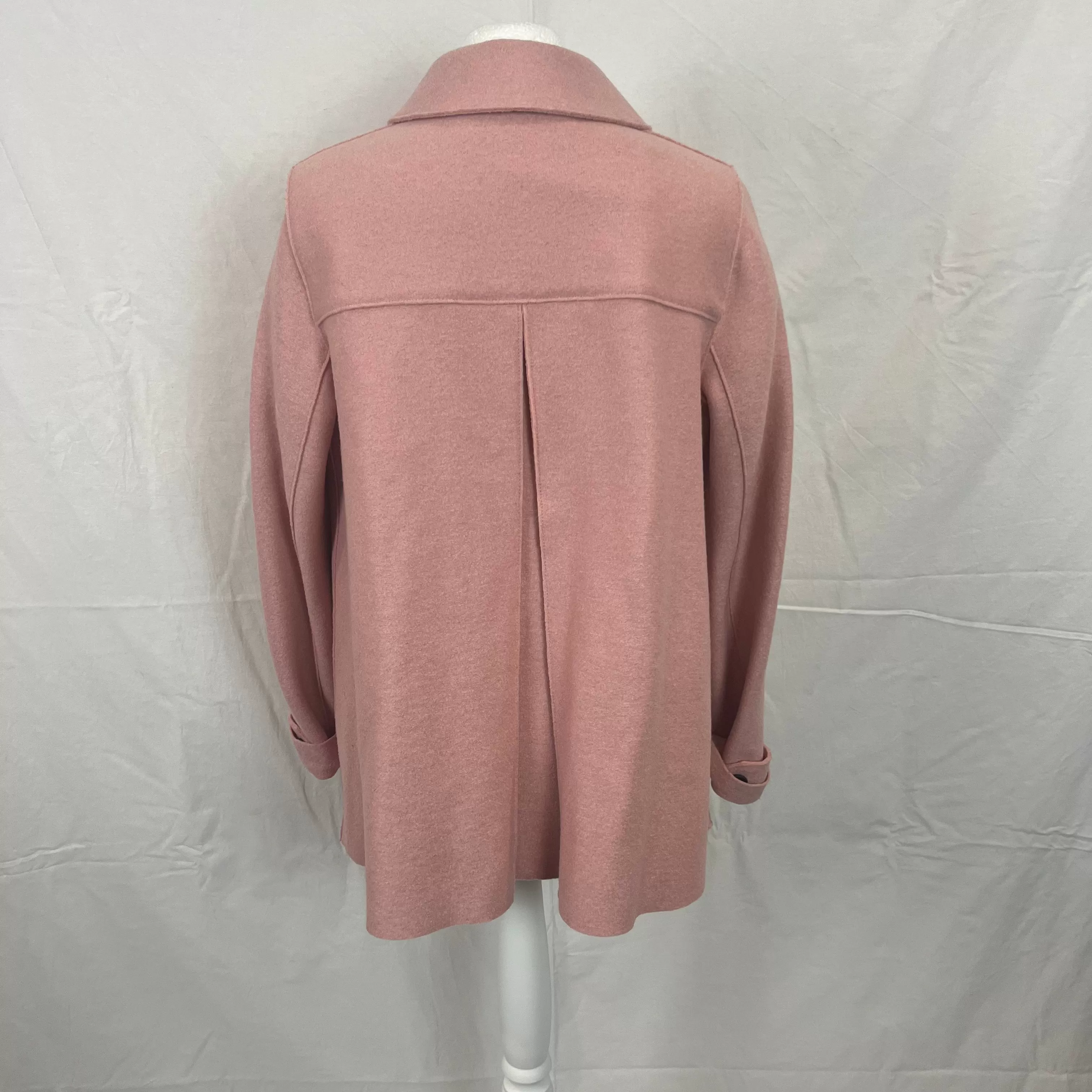 Harris Wharf Brand New 310 Pink Wool Short Coat L