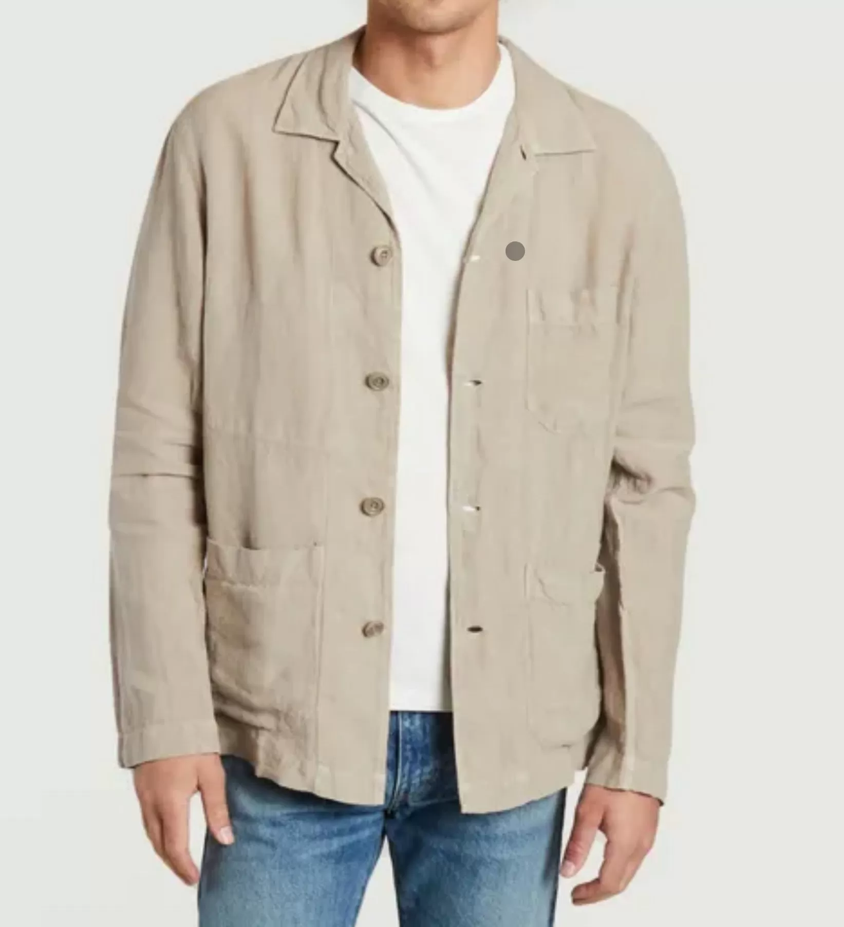 Hartford Perry Pat Linen Workwear Jacket