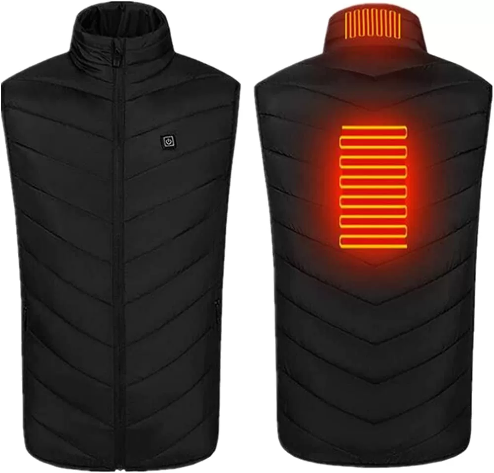 Heated Vest for Women USB Charging Sleeveless Lightweight Warm Jacket Quilted Vest