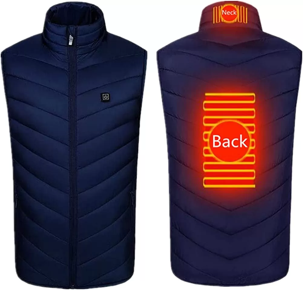 Heated Vest for Women USB Charging Sleeveless Lightweight Warm Jacket Quilted Vest