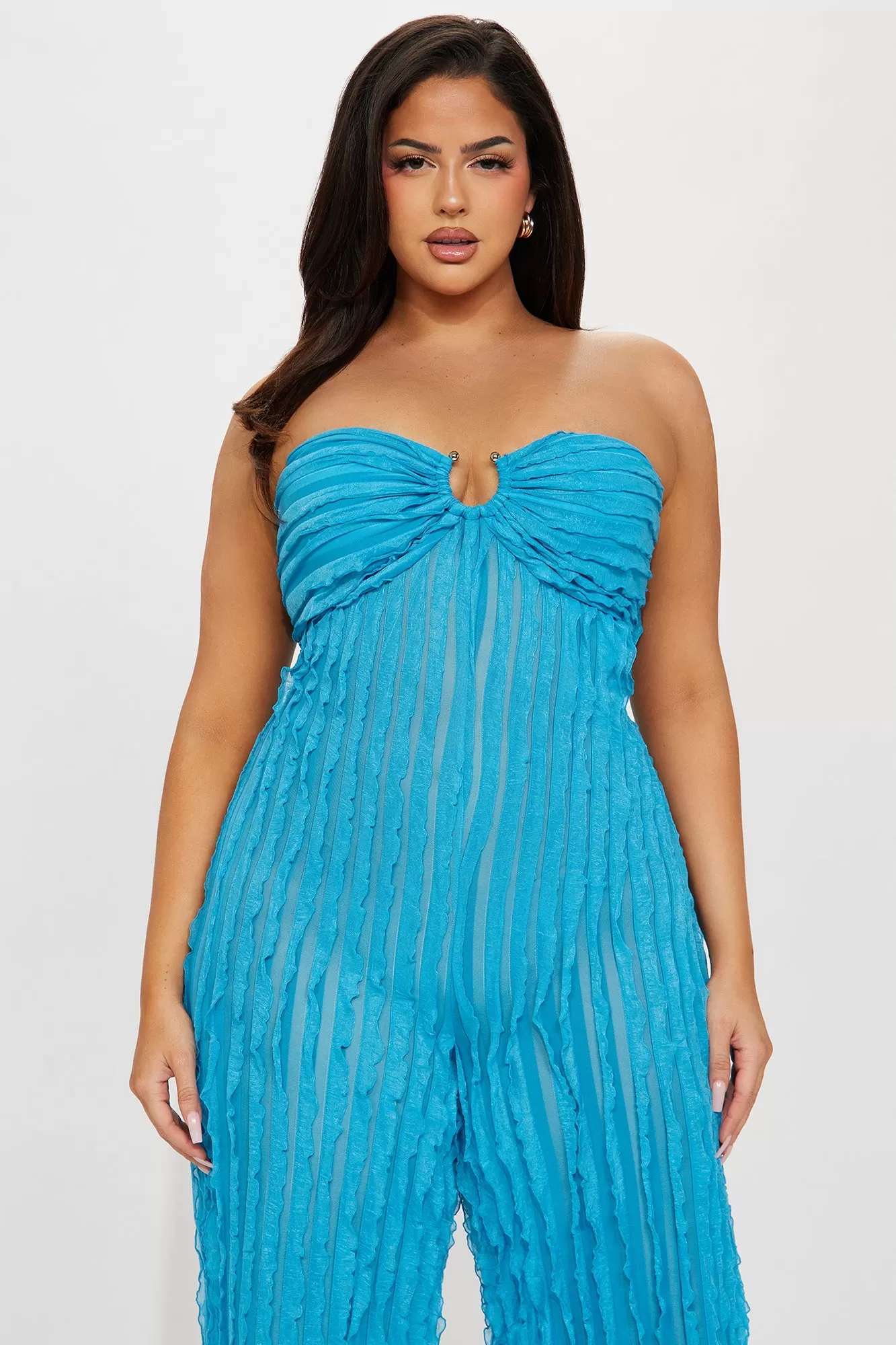 In The Air Jumpsuit - Turquoise