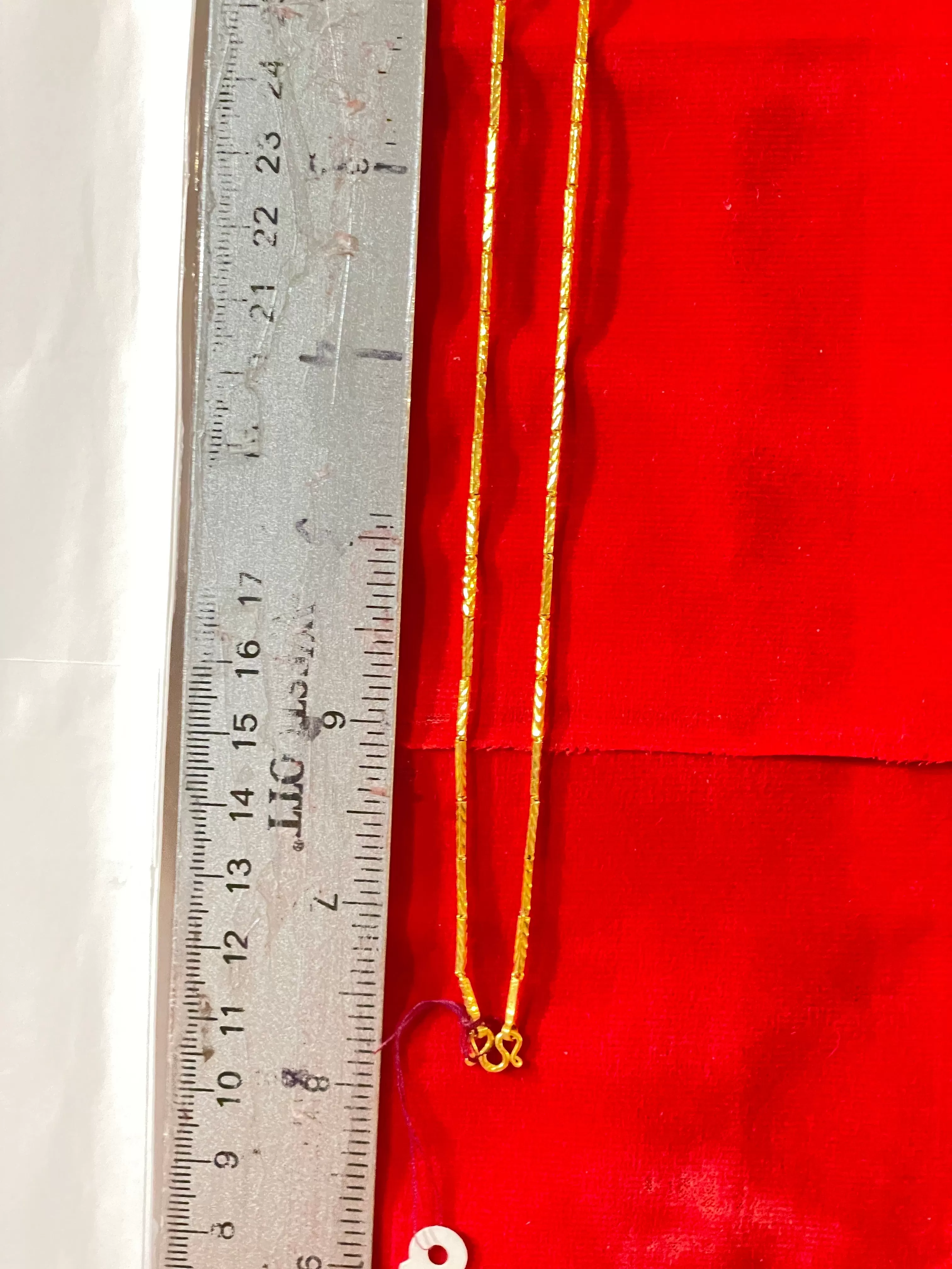 Item no. SP1062 Bangkok Solid gold 16” Necklace 4g.