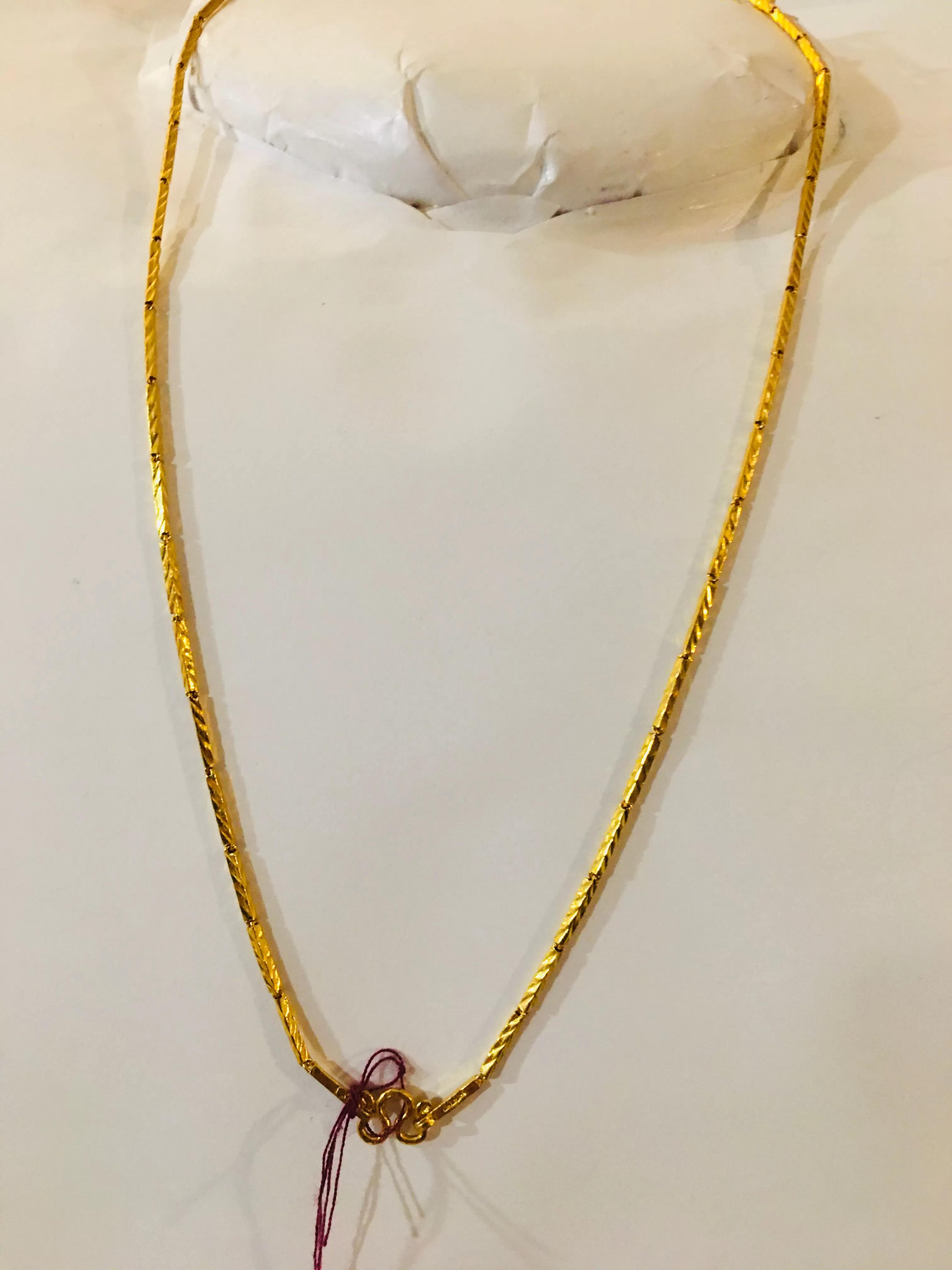 Item no. SP1062 Bangkok Solid gold 16” Necklace 4g.