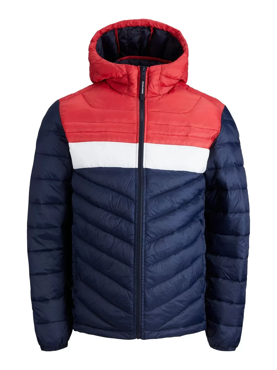 Jack & Jones Mens 'JJEHERO' Hooded Puffer Jacket