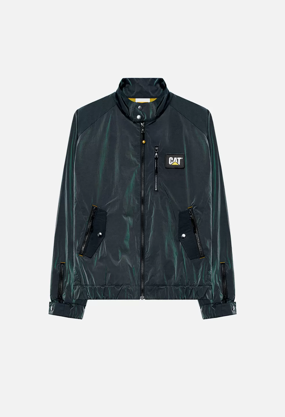 JE X CAT Iridescent Harrington Jacket / Navy