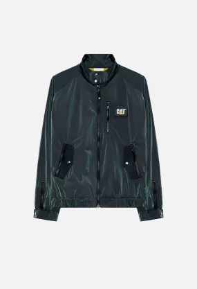 JE X CAT Iridescent Harrington Jacket / Navy