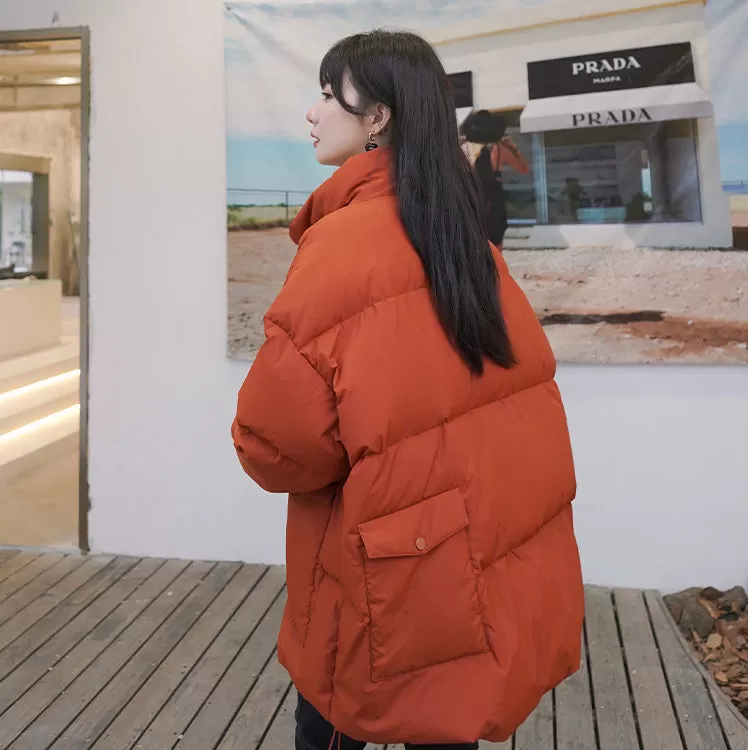 Joyce Stand Collar Quilted Puffer Jacket