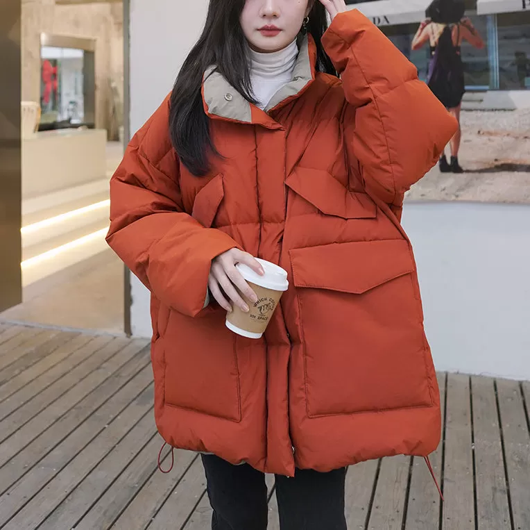 Joyce Stand Collar Quilted Puffer Jacket