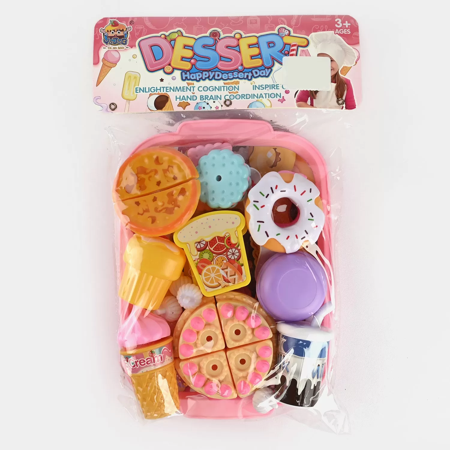 Kids Kitchen Toys Cutting Dessert Baking Goods Toy Set