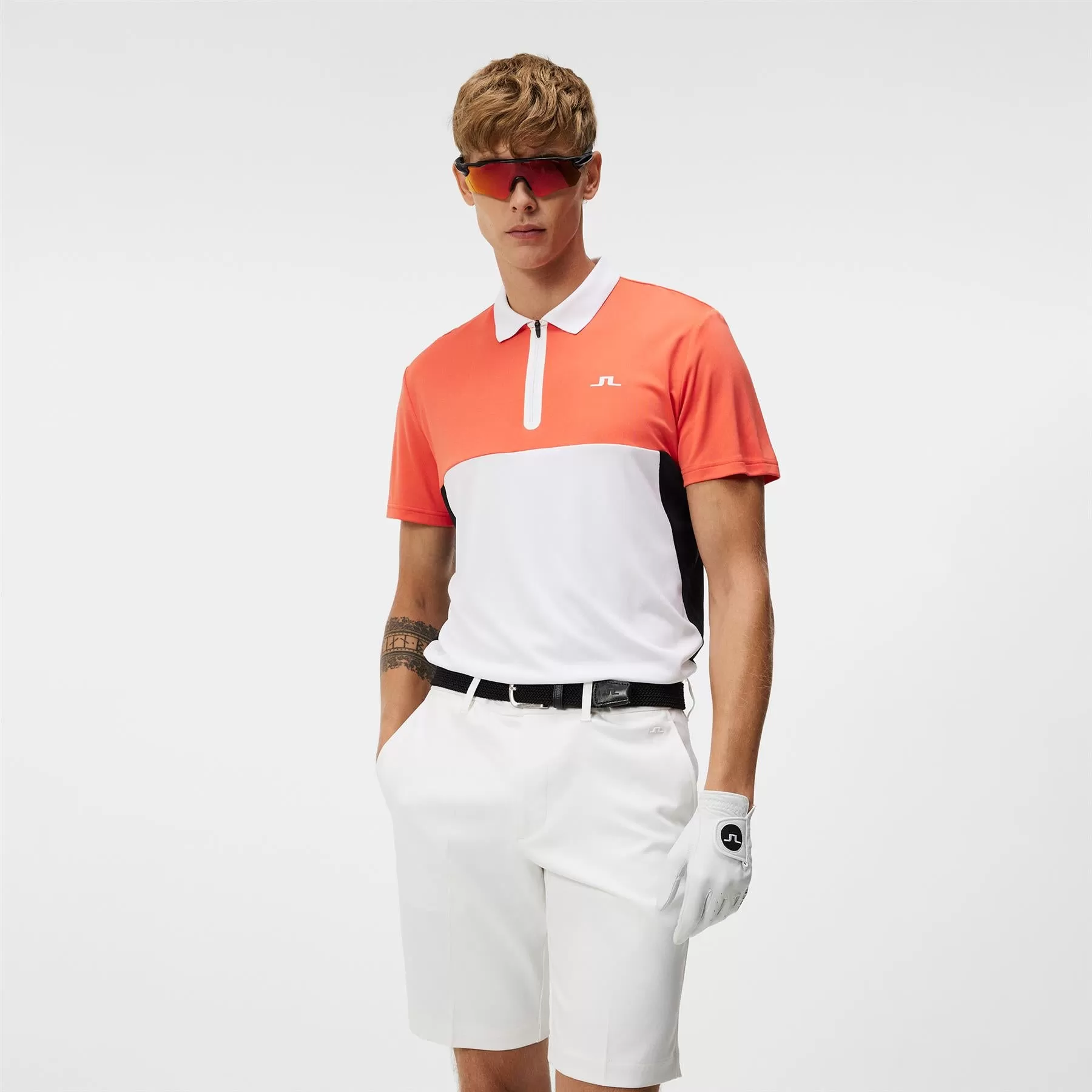 Kohen TX Jersey Regular Fit Polo Hot Coral - W23