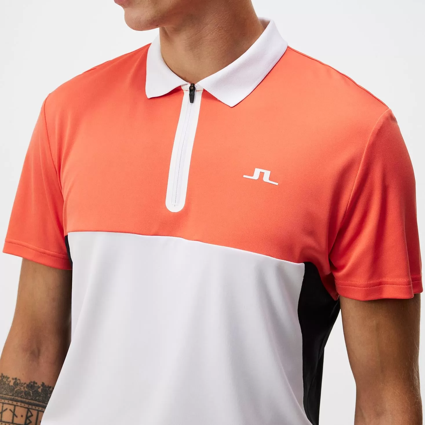 Kohen TX Jersey Regular Fit Polo Hot Coral - W23