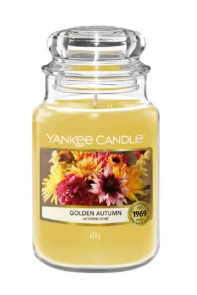 Large Yankee Candle Jar-Golden Autumn