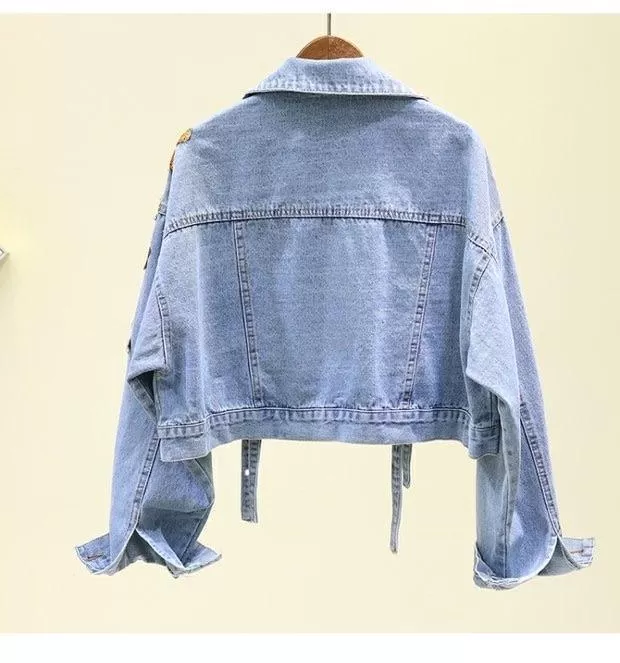 Manther Embroidered Denim Jacket