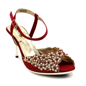 Maroon Bridal Sandal 066630