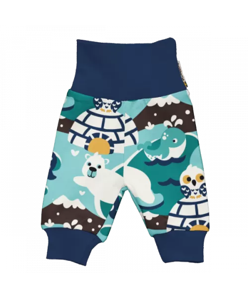 Maxomorra Arctic World Doll Rib Pants