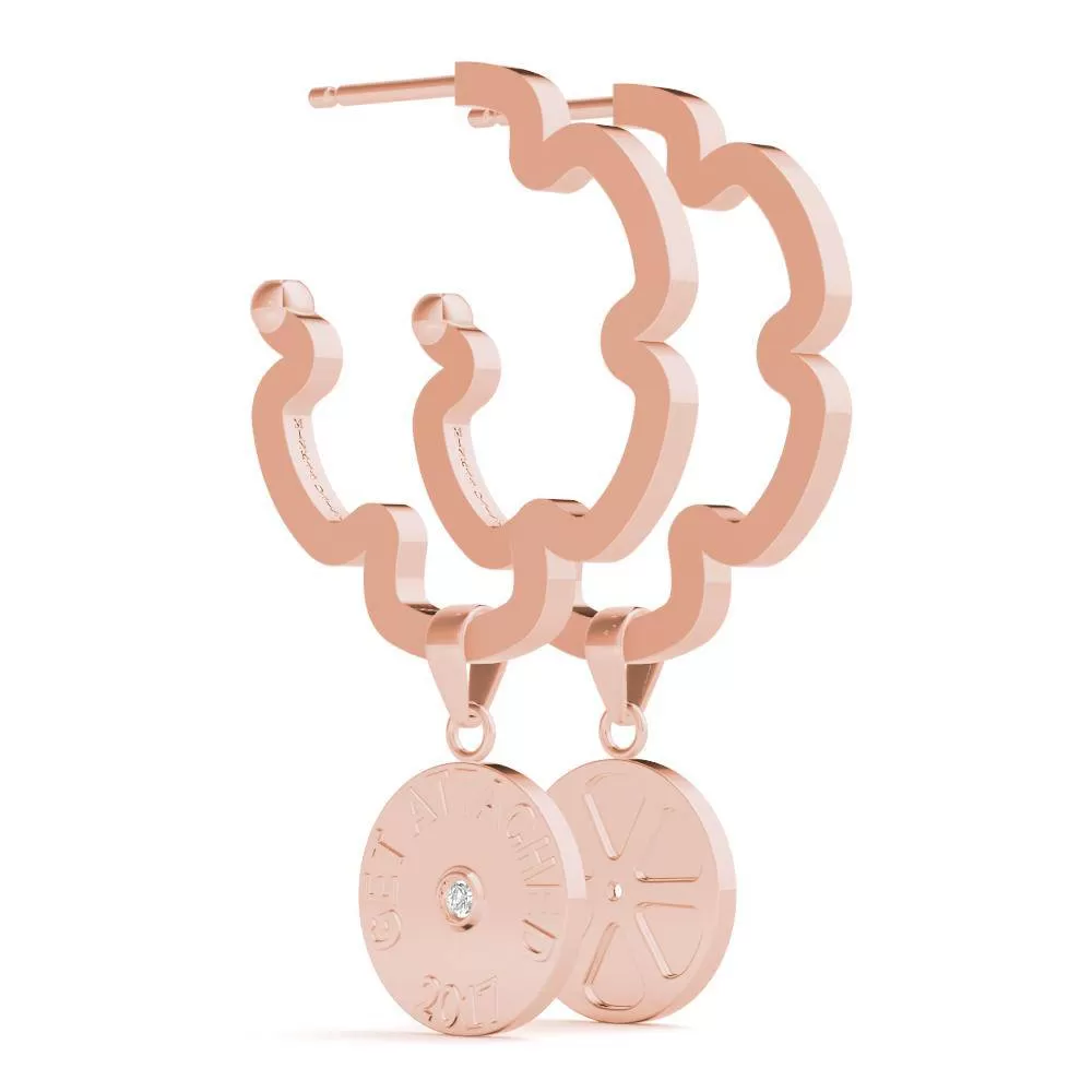 Miss Daisy Coin Drop Hoops