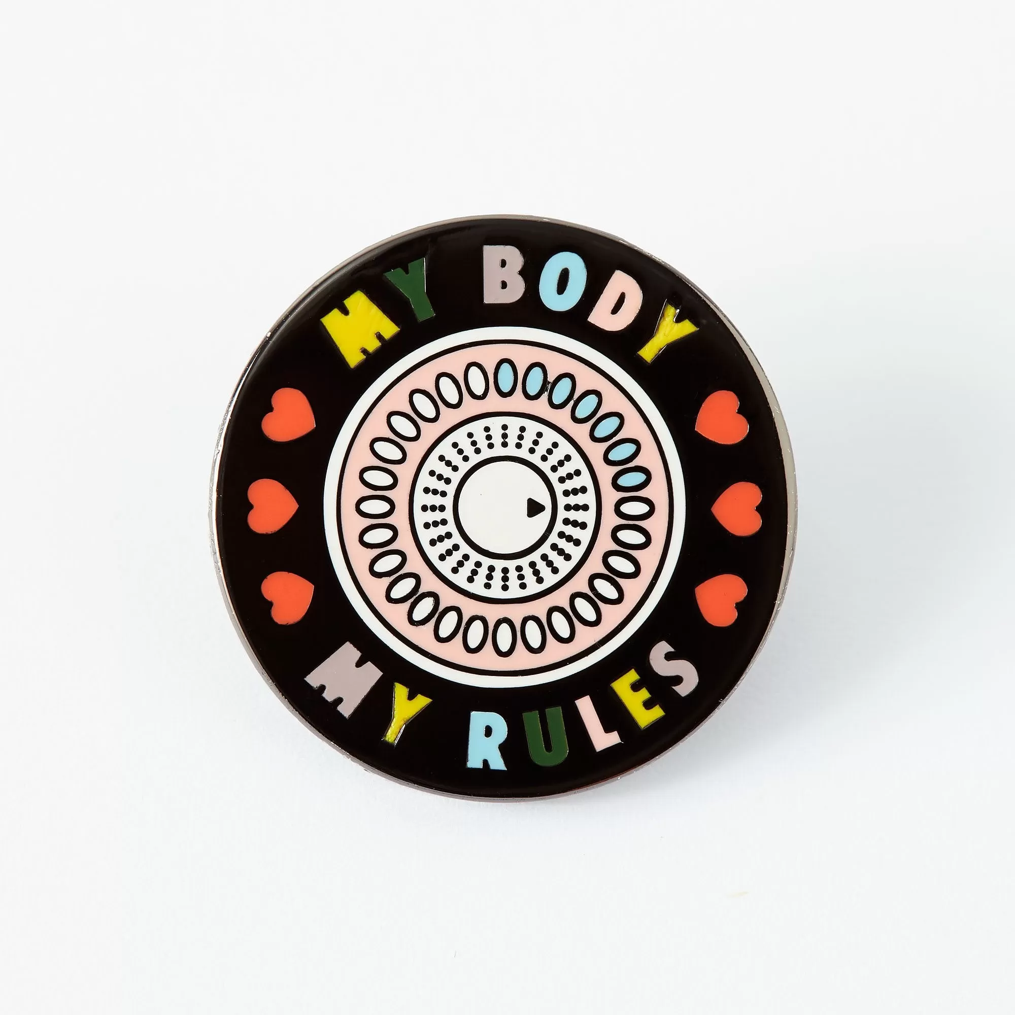 My Body My Rules Enamel Pin