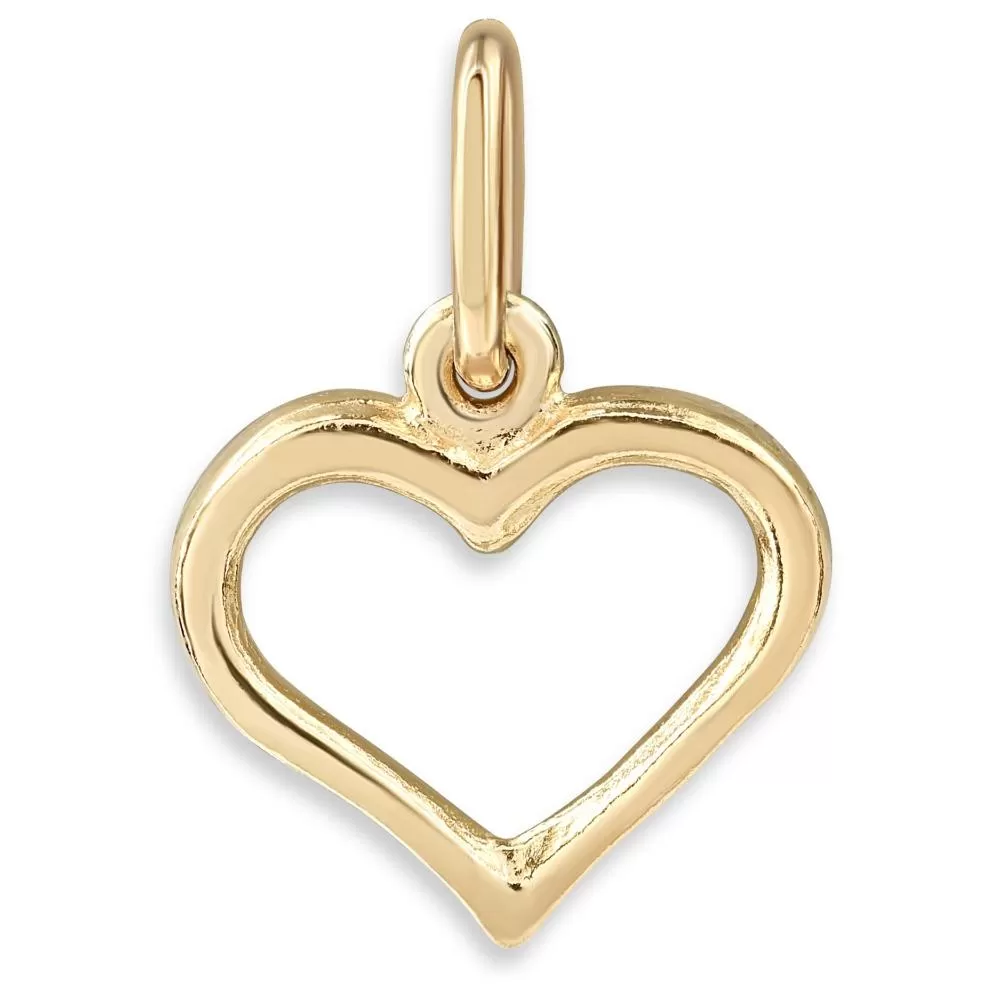 Open Heart Mini Charm