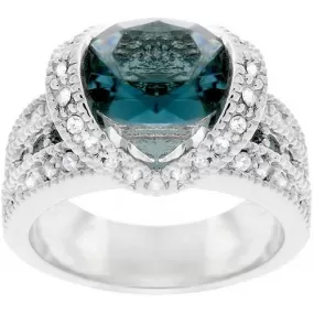 Ovaline Blue Ring