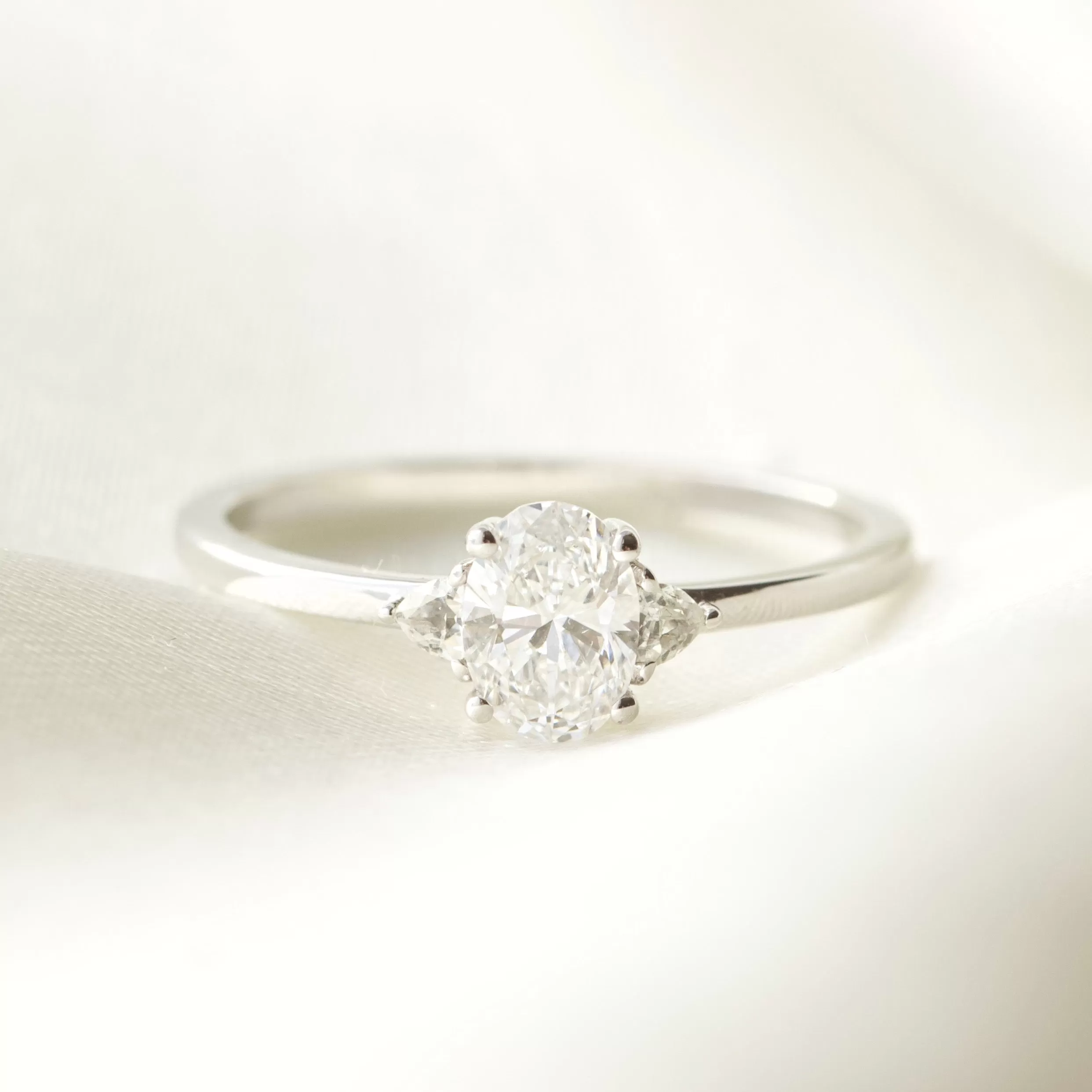 Paloma Lab Grown Diamond & White Sapphire Ring