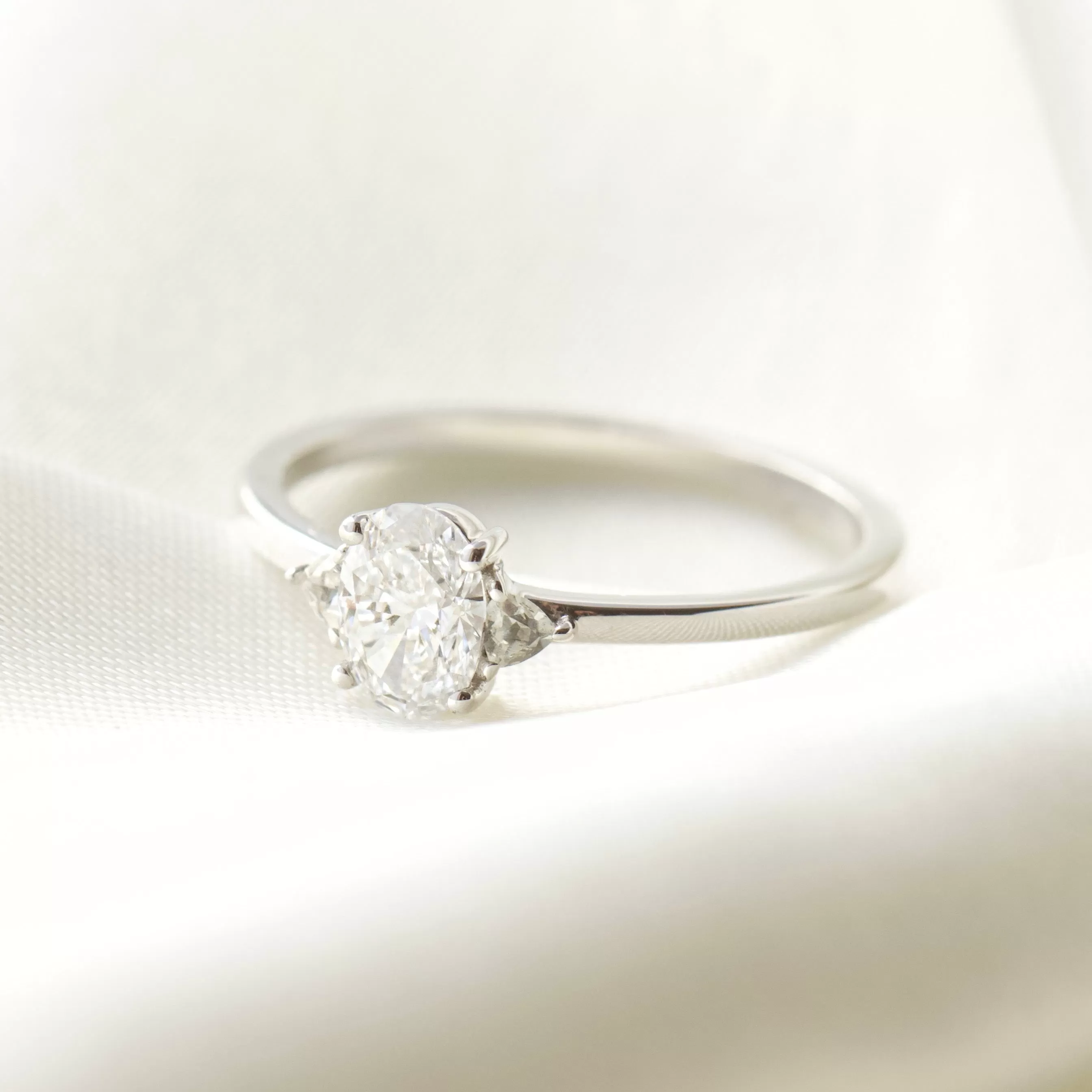 Paloma Lab Grown Diamond & White Sapphire Ring