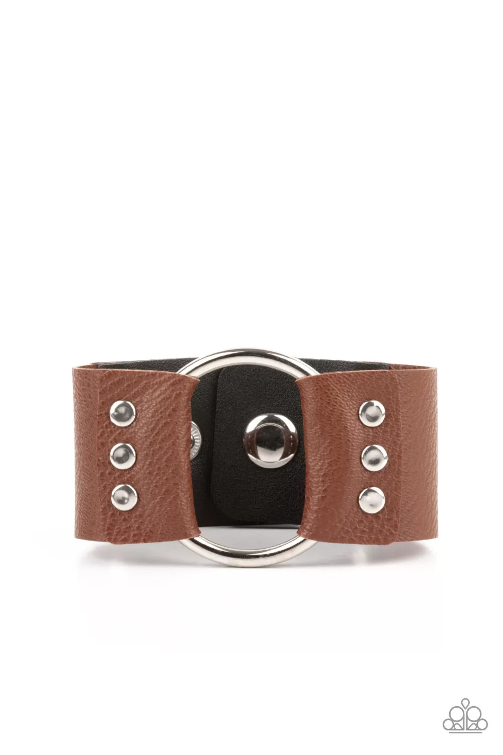 Paparazzi Moto Mayhem - Brown Urban Bracelet