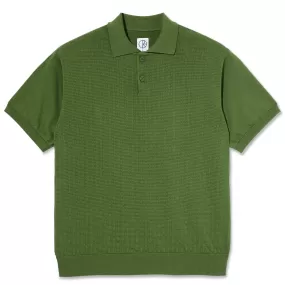 Polar Skate Co. Miles Polo Shirt Garden Green