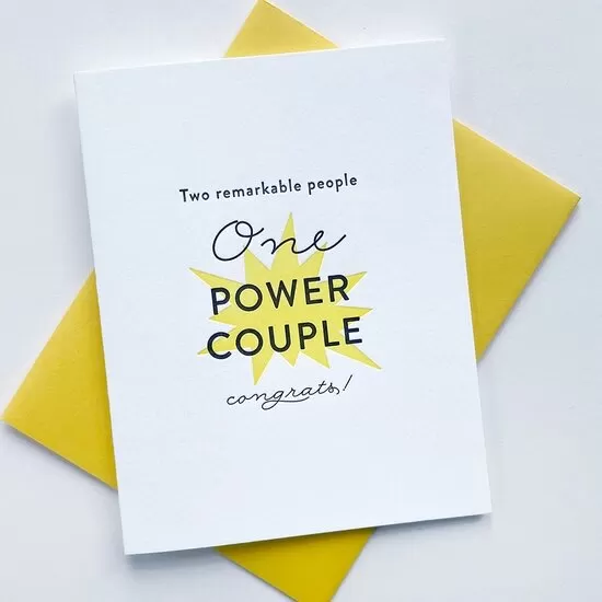 Power Couple Greeting Card