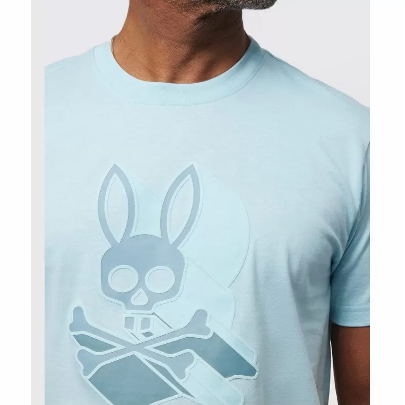 Psycho Bunny Dayton Graphic Tee (Seafoam) B6U232Y1PC