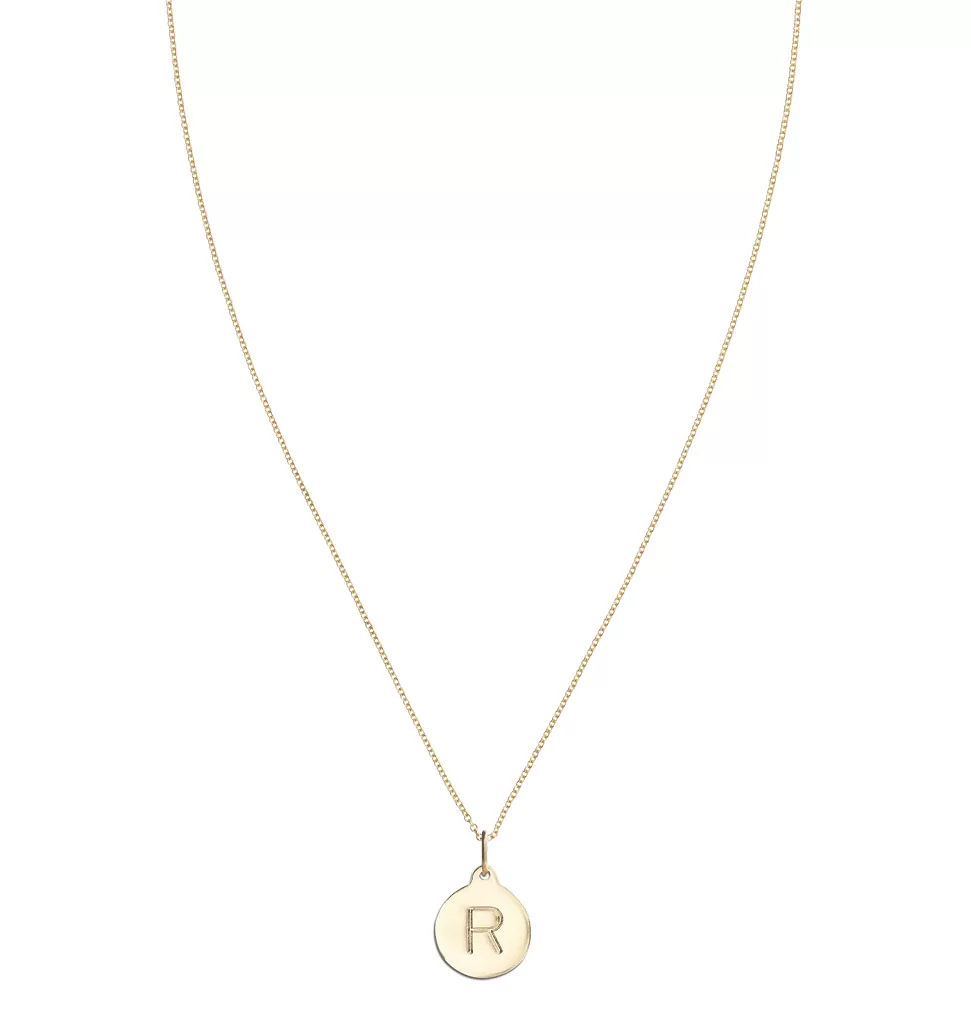 R Alphabet Charm