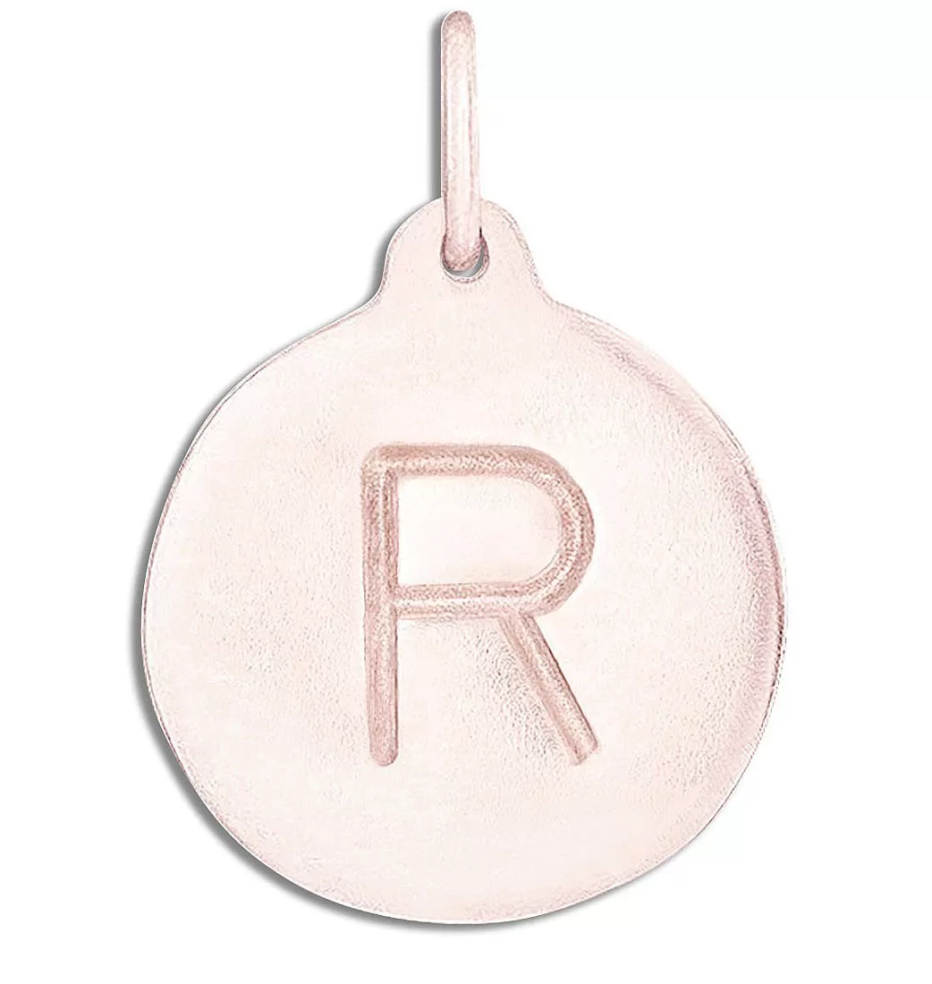 R Alphabet Charm