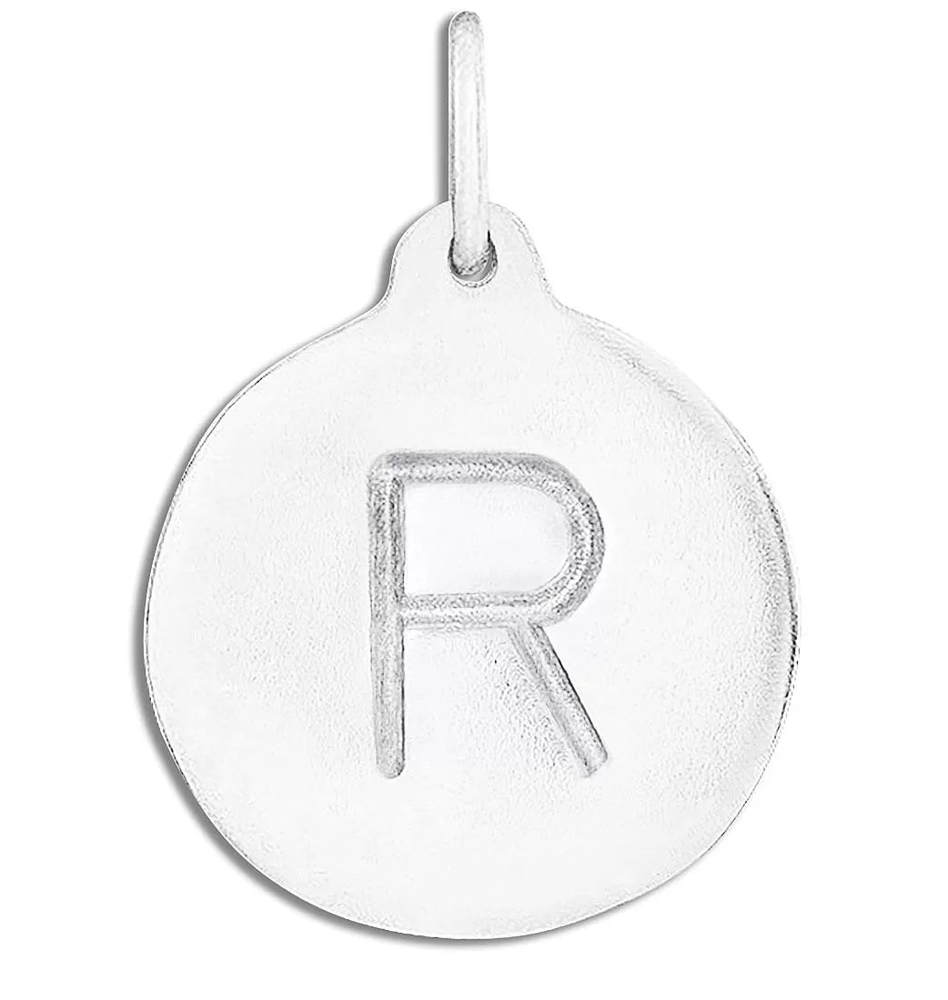 R Alphabet Charm