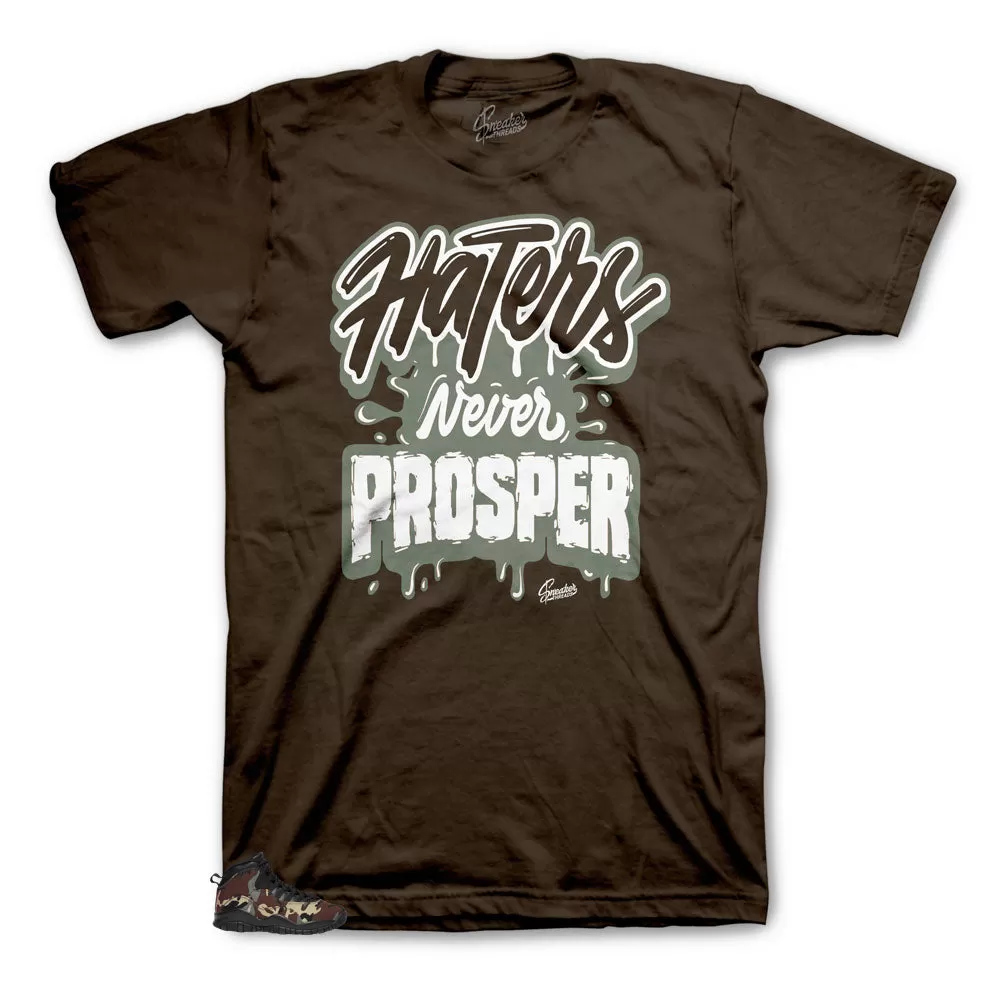 Retro 10 Woodland Camo Shirt - Prosper - Chocolate