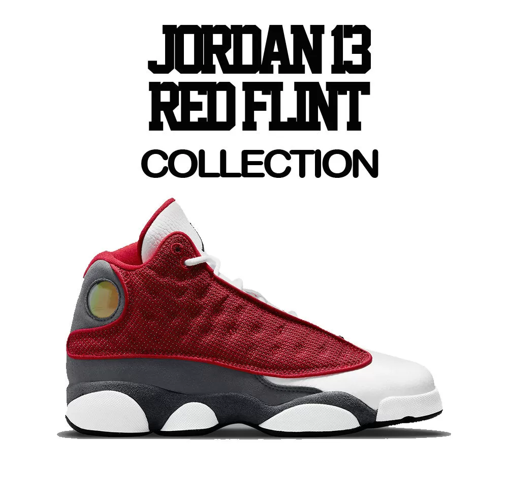 Retro 13 Red Flint Shirt - Everyday - Gym Red