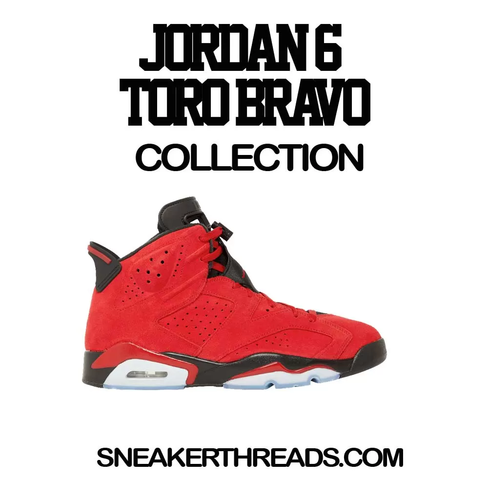 Retro 6 Toro Bravo Shirt - ST Michael - Red