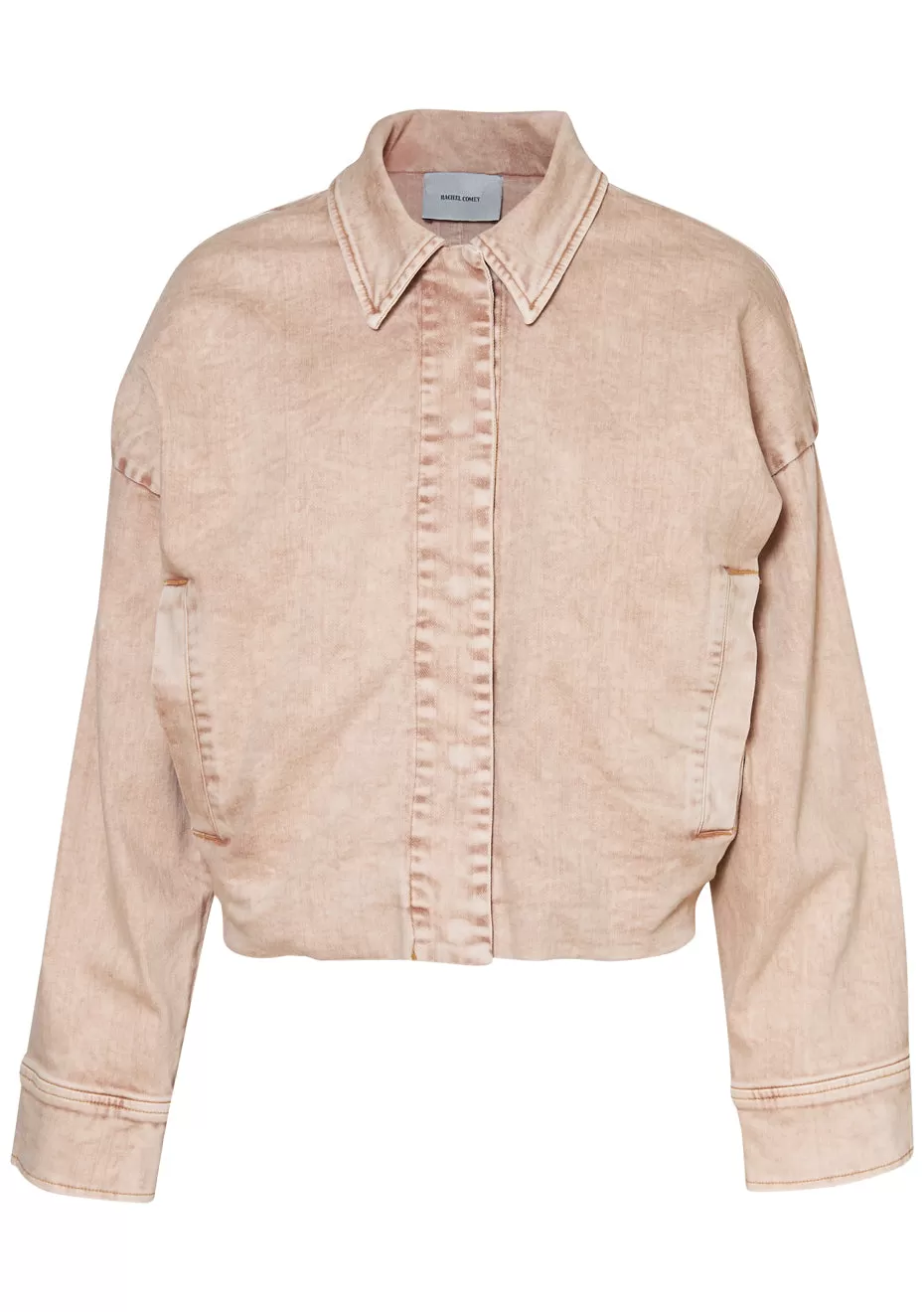 Riel Cotton Bomber Jacket Light Brown