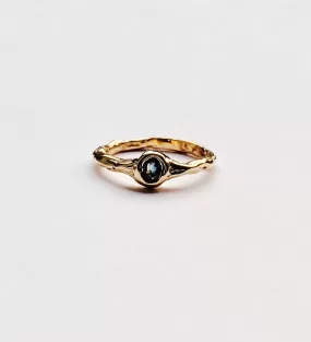 Ring 18 karat gold and sapphire II