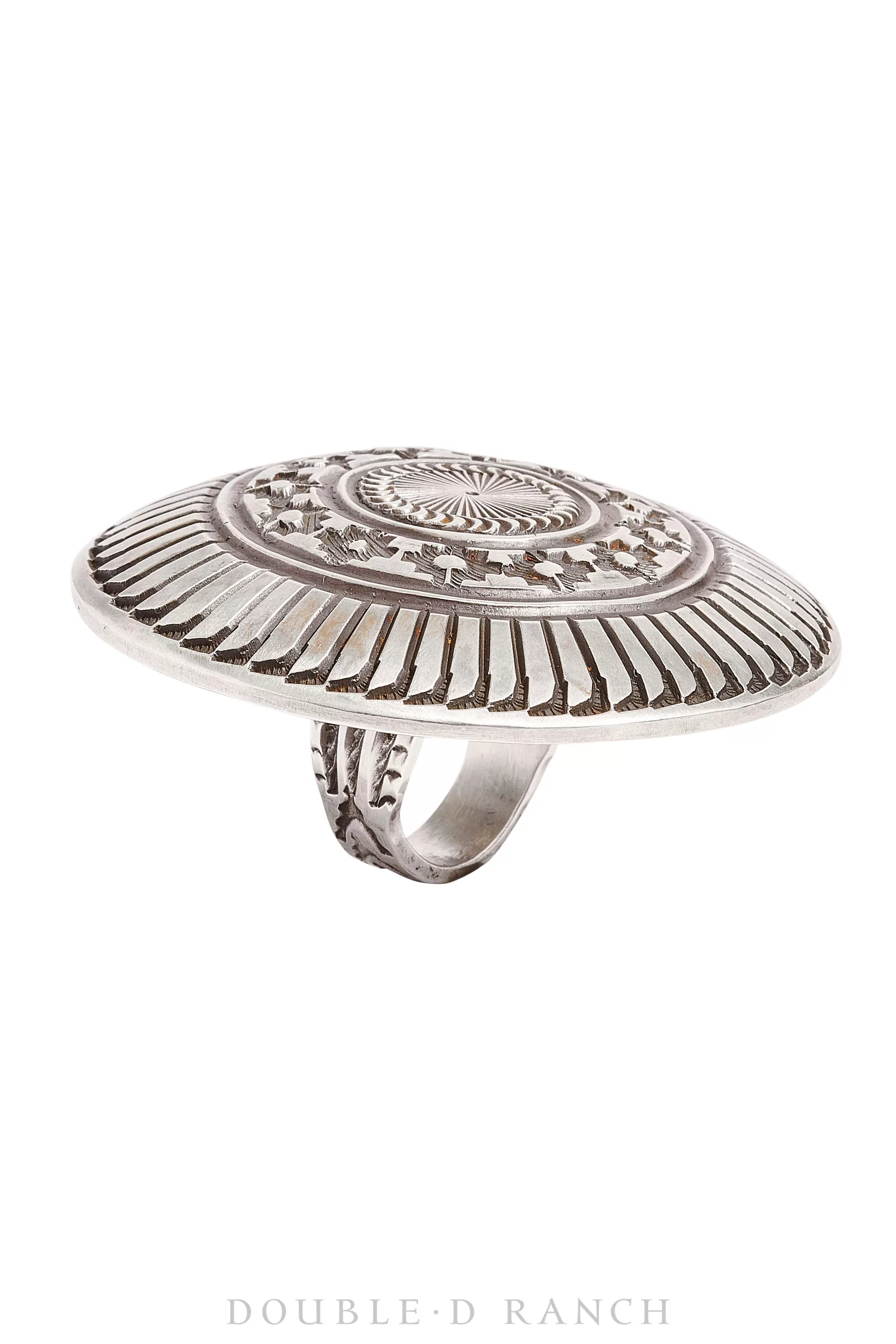 Ring, Concho, Sterling Silver, Hallmark, Contemporary, 1113