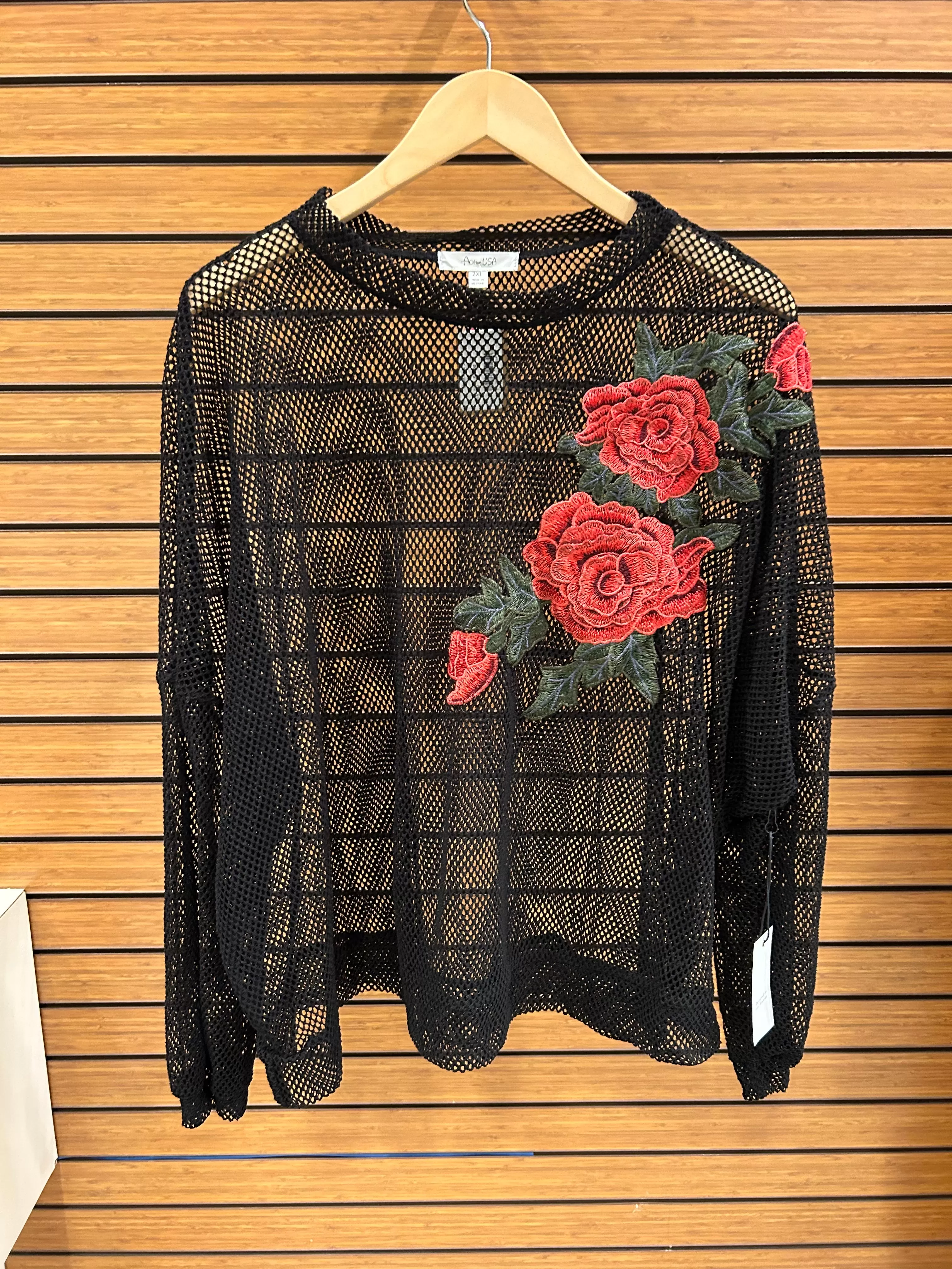 Rose Mesh Shirt