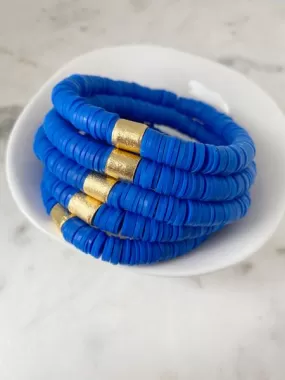 Royal Blue {COLOR POP} Heishi Beads Bracelet