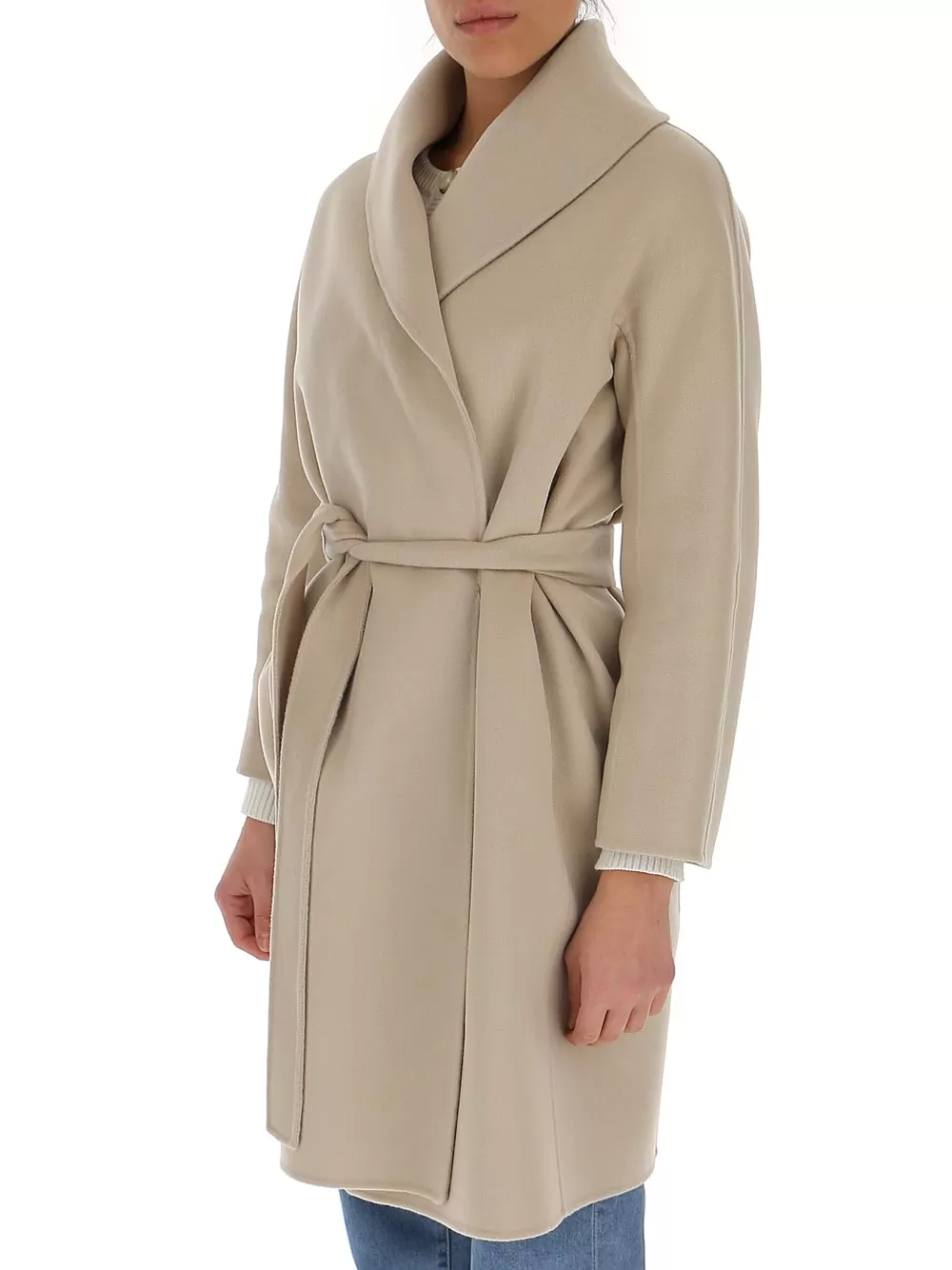 'S Max Mara Messi Belted Wrap Coat